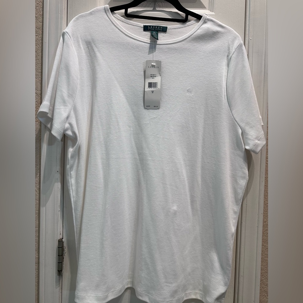 Lauren Ralph Lauren Classic White Tee